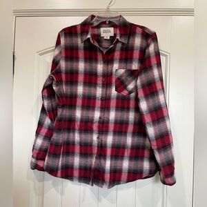 Field & Stream Red Plaid Blouse large women’s